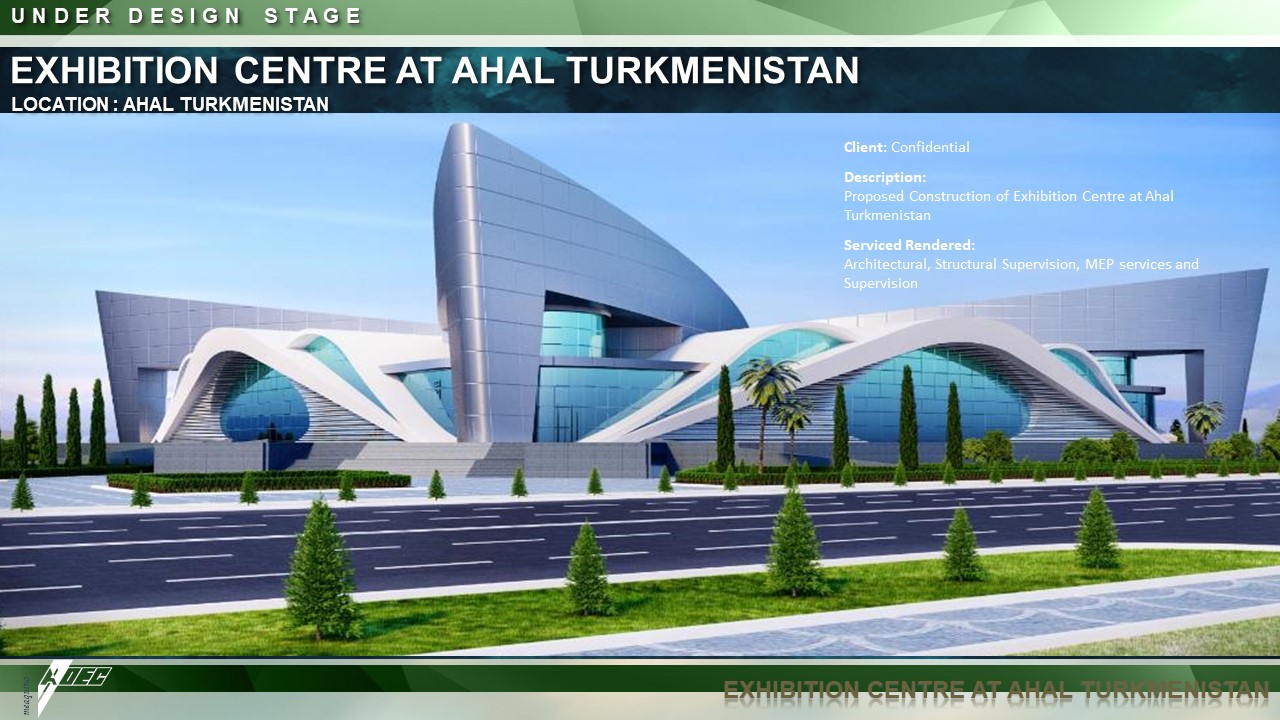 EXHIBITION CENTRE AT AHAL TURKMENISTAN